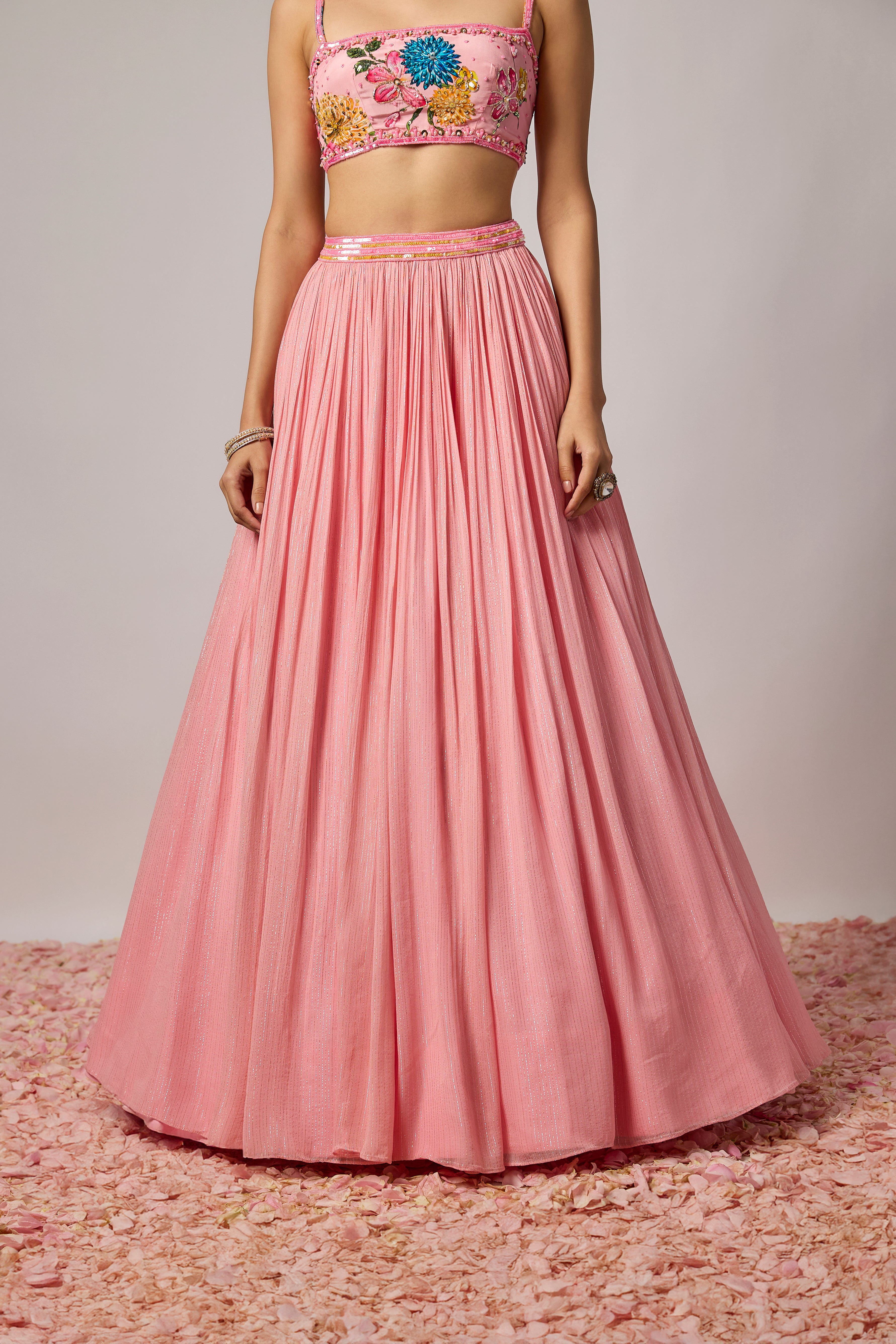 Blush Pink Lehenga Set