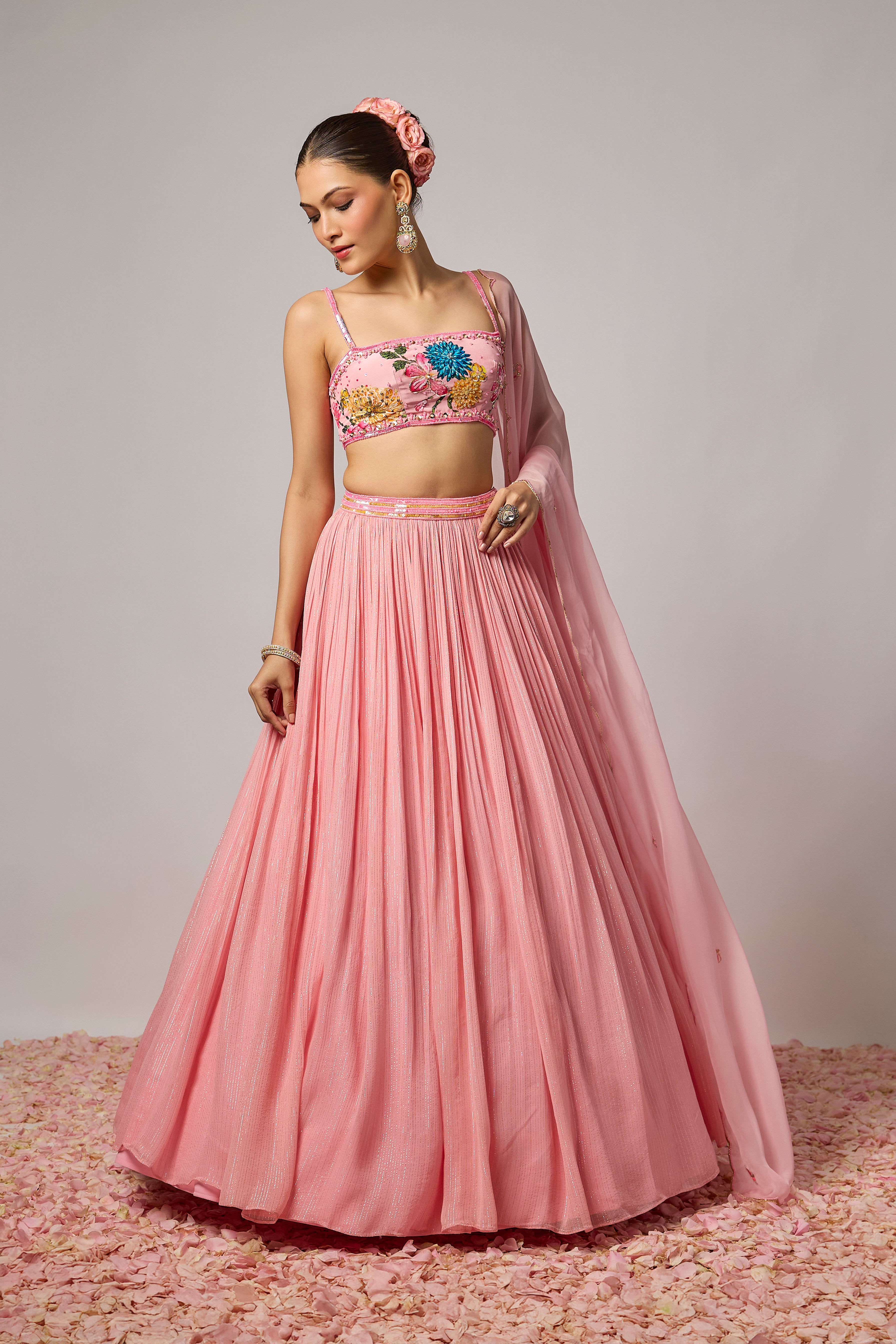 Blush Pink Lehenga Set